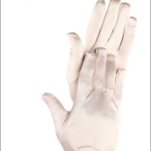 1920s Great Gatsby Long Cream Gloves